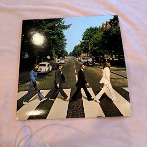 The Beatles Abbey Road Vinyl Record - Iconic Black and White Cover